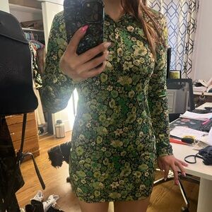 Zara floral dress